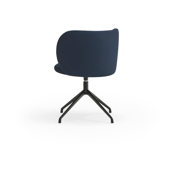 Ciemnoniebieski tapicerowany fotel jadalniany Mogi – Teulat-image-2