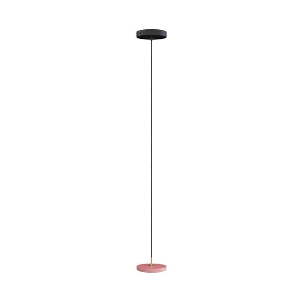 Różowa lampa wisząca LED z metalowym kloszem ø 15 cm Asteria Micro – UMAGE-image-3