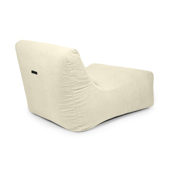 Kremowy worek do siedzenia z materiału bouclé Lounge 100 – SLOWDOWN-image-4