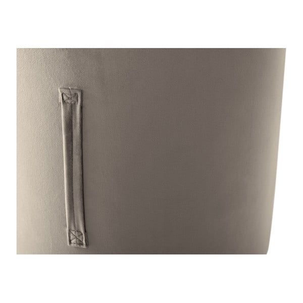 Beżowy puf Mazzini Sofas Fiore, ⌀ 40 cm-image-3