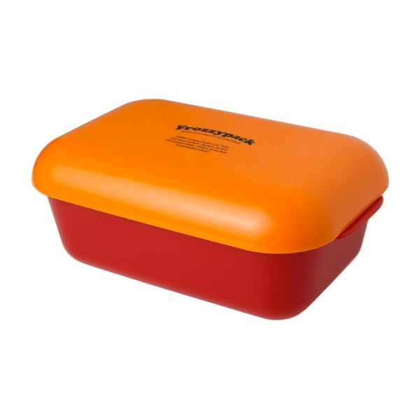 Pojemnik z wkładem chłodzącym Frozzypack Joyful Edition, red/orange