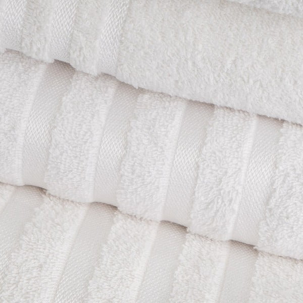 Biały bawełniany ręcznik kąpielowy frotte 70x140 cm Simple – Casa Selección-image-1