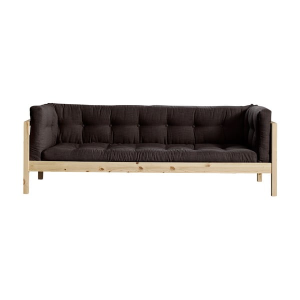 Sofa 3-osobowa Karup Fusion Natural/Linoso Choco