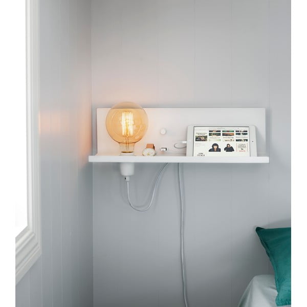 Biały kinkiet z portem USB Markslöjd Multi-image-1