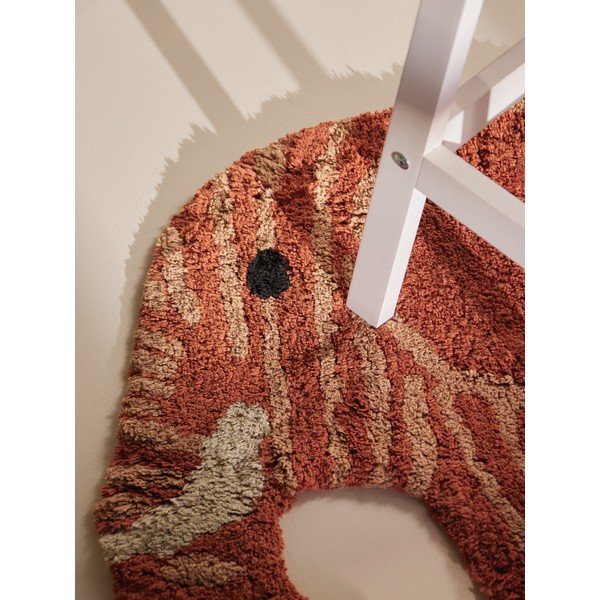 Bawełniany dywan dziecięcy odpowiedni do prania/tkany ręcznie w kolorze terakoty 75x120 cm Snuggle Elodie – Hanse Home-image-4
