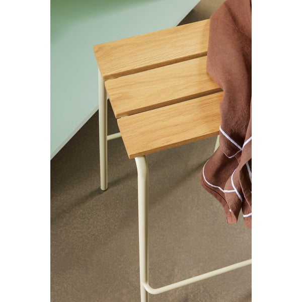 Beżowe/w naturalnym kolorze hokery zestaw 2 szt. (wysokość siedziska 76 cm) Stilt – Hübsch-image-2