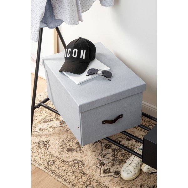 Kartonowy pojemnik z pokrywką Tora – Bigso Box of Sweden-image-2