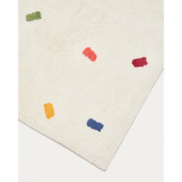 Kremowy bawełniany dywan dziecięcy 90x150 cm Epifania – Kave Home-image-4
