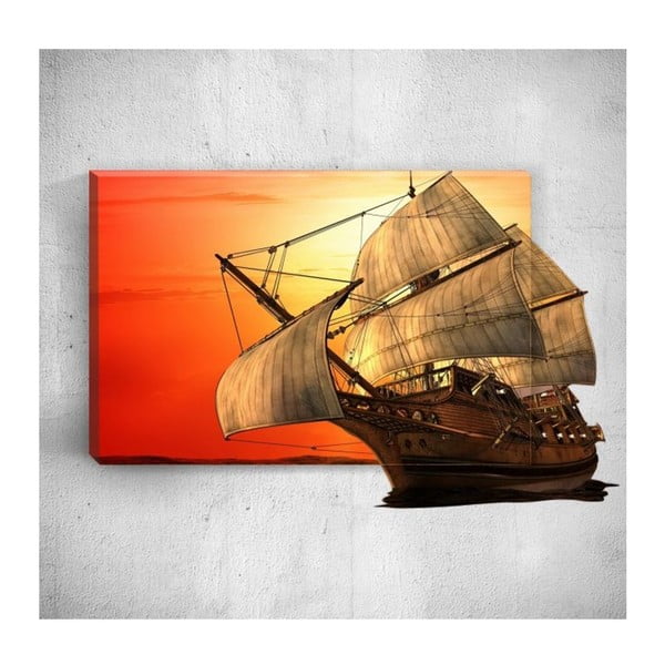 Obraz 3D Mosticx Big Boat, 40x60 cm