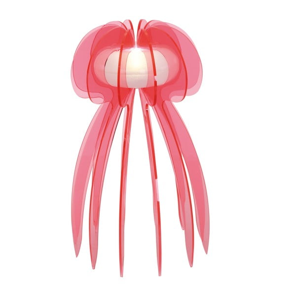 Lampa stołowa Jellyfish, czerwona