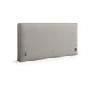 Jasnoszary tapicerowany zagłówek 189x100 cm Olivia – Micadoni 