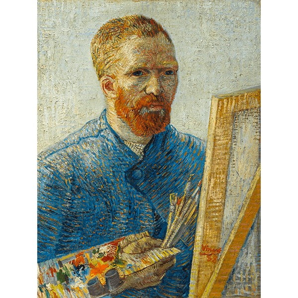 Reprodukcja obrazu Vincenta van Gogha Self Portrait as a Painter – Fedkolor, 45x60 cm