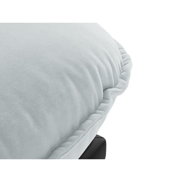 Jasnoszary aksamitny szezlong (prawostronny) Auguste – Interieurs 86-image-1