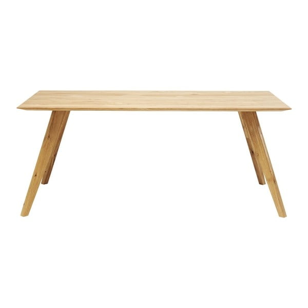 Stół do jadalni z drewna dębowego Kare Design Modern, 180x90 cm