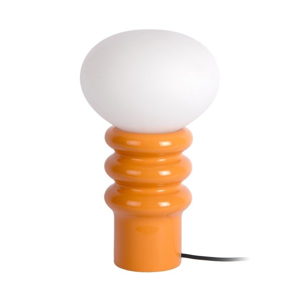 Pomarańczowa lampa stołowa ceramiczna (wysokość 33,5 cm) Catania Aro – Leitmotiv
