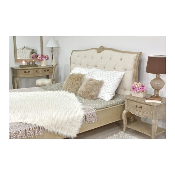Beżowe łóżko z drewna brzozowego Livin Hill Venezia, 180x200 cm-image-2