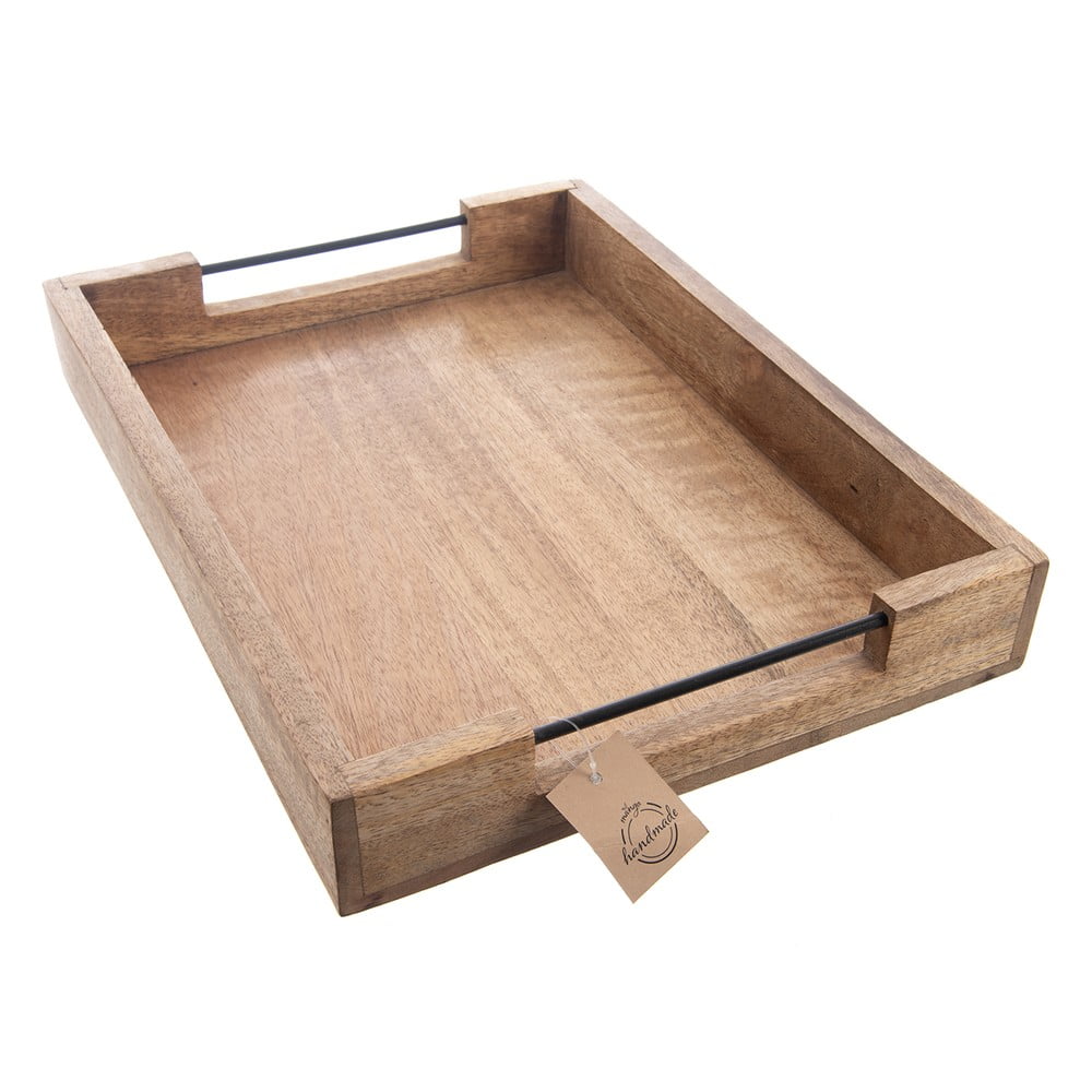 Drewniana taca 30x40,5 cm Mango – Orion (zdjęcie 4)