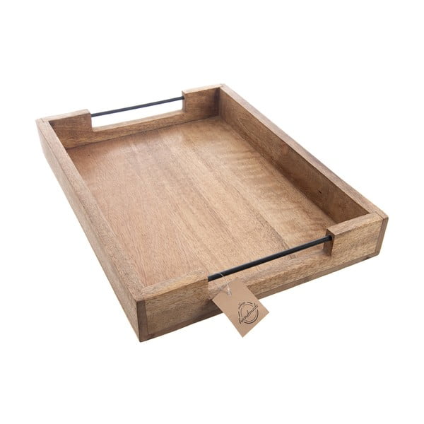Drewniana taca 30x40,5 cm Mango – Orion-image-3
