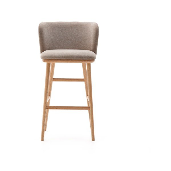 Jasnobrązowy hoker (wysokość siedziska 75,5 cm) Ciselia – Kave Home-image-4