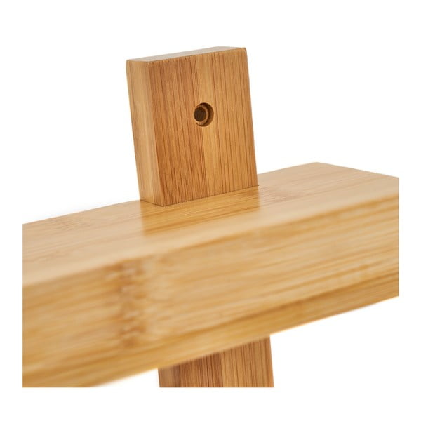 Bambusowy wieszak ścienny z półką – Casa Selección-image-3