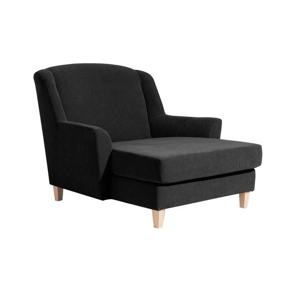 Czarny fotel Max Winzer Judith Velor-image-1