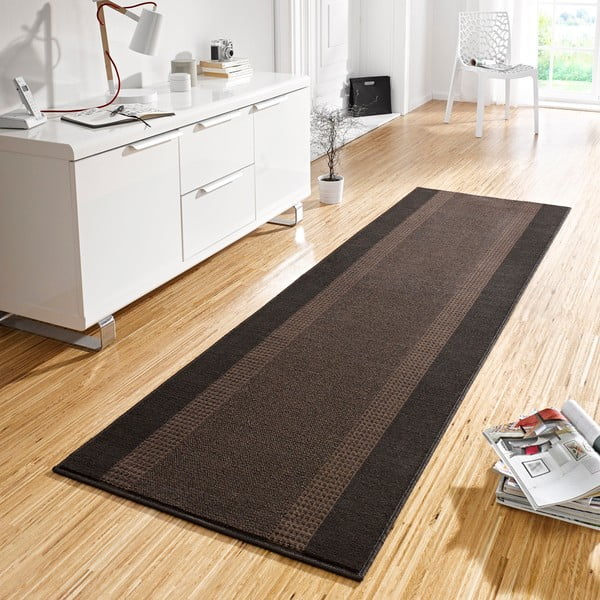 Brązowy chodnik Hanse Home Basic, 80x200 cm-image-1