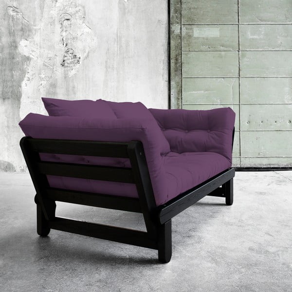 Sofa rozkładana Karup Beat Black/Purple-image-1