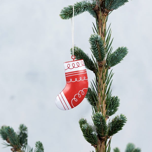 Ręcznie malowana ozdoba na choinkę Rex London Stocking-image-1