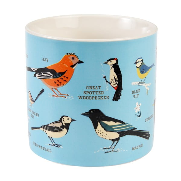 Niebiesko-kremowy ceramiczny kubek 350 ml Garden Birds – Rex London-image-3
