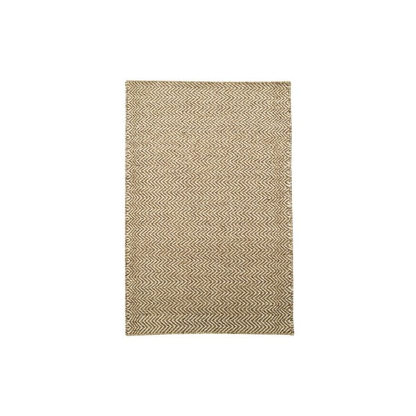 Ręcznie tkany kilim Brown Zigzag Kilim, 74x115 cm