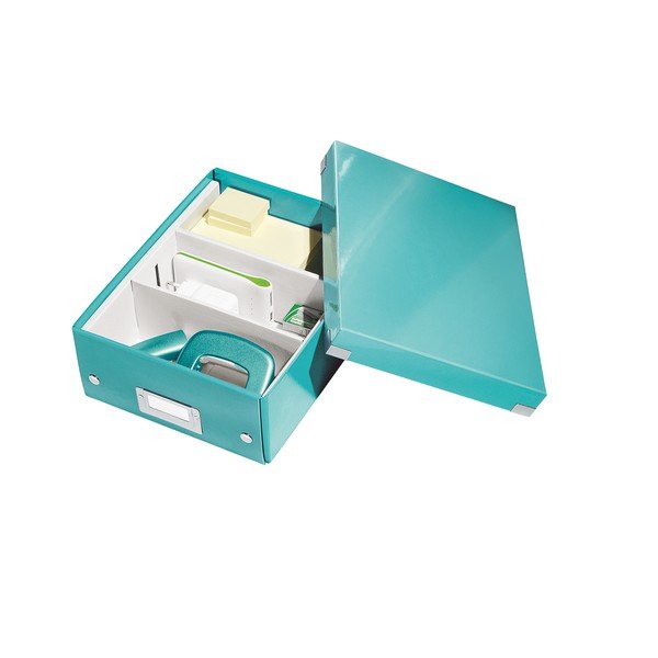 Turkusowe pudełko z przegródkami Click&Store – Leitz-image-4