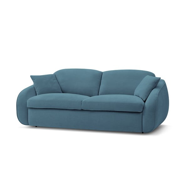 Niebieska rozkładana sofa 235 cm Cezanne – Bobochic Paris-image-3