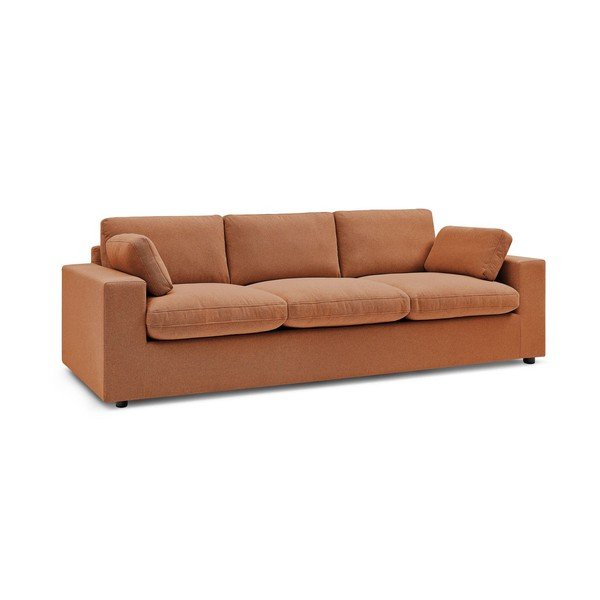Pomarańczowa sofa 250 cm Belair – Bobochic Paris-image-2