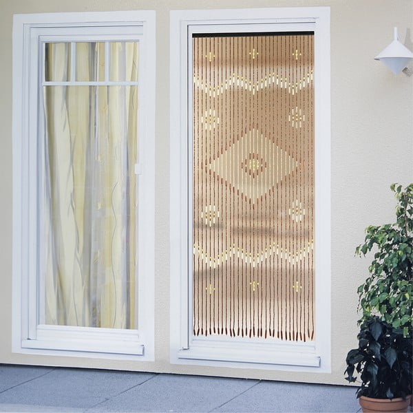 Bambusowa zasłona na drzwi w naturalnym kolorze 90x200 cm Rhombus – Maximex-image-2