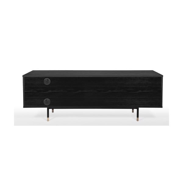 Brązowo-czarna szafka pod TV Woodman Jugend-image-4