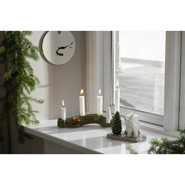 Porcelanowy świecznik świąteczny Kähler Design Christmas Tales-image-1