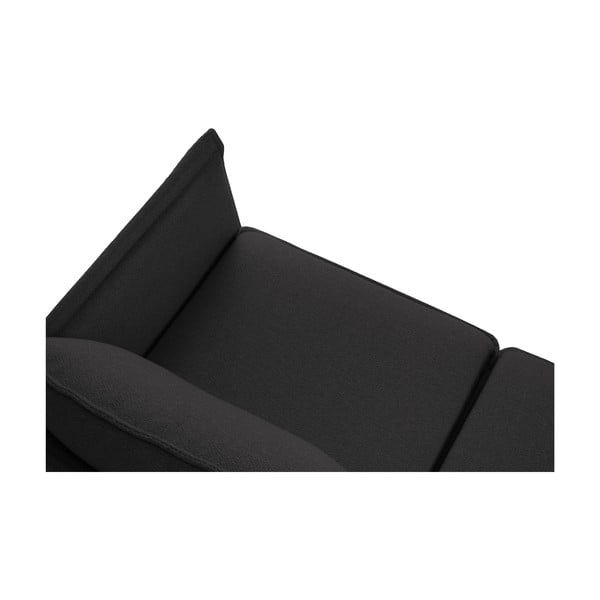 Czarna sofa Interieurs 86 Andrea, 218 cm-image-3