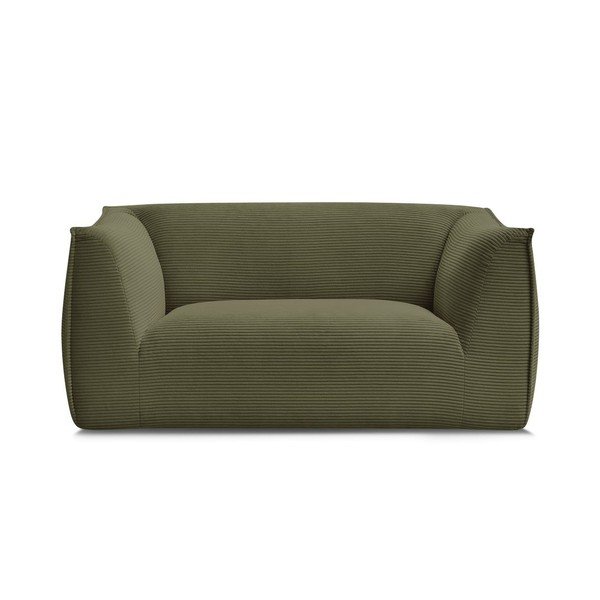 Zielona sztruksowa sofa 170 cm Giorgia – Bobochic Paris