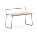 Beżowo-naturalna ławka Tinn – Kave Home
