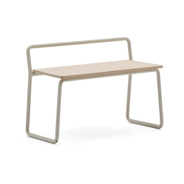 Beżowo-naturalna ławka Tinn – Kave Home-image-2