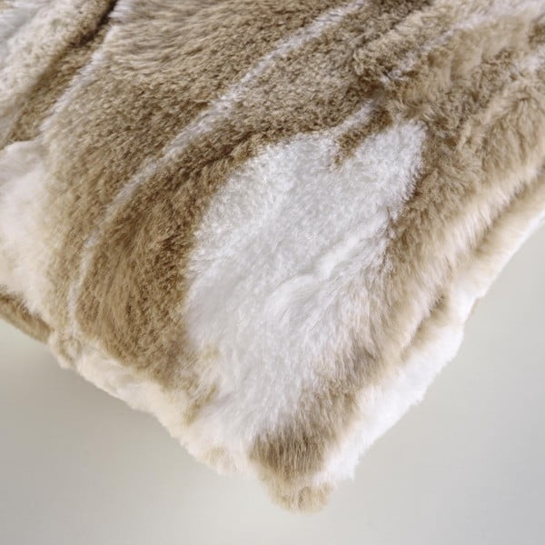 Poduszka dekoracyjna ze sztucznego futra 45x45 cm Cheyenne – douceur d'intérieur-image-2