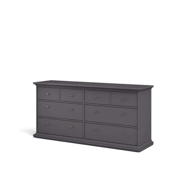 Szara niska komoda 183x87 cm Paris – Tvilum-image-2