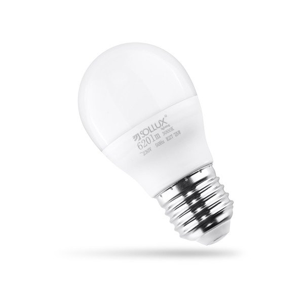 Żarówka LED z ciepłym światłem z gwintem E27, 7,5 W – Sollux