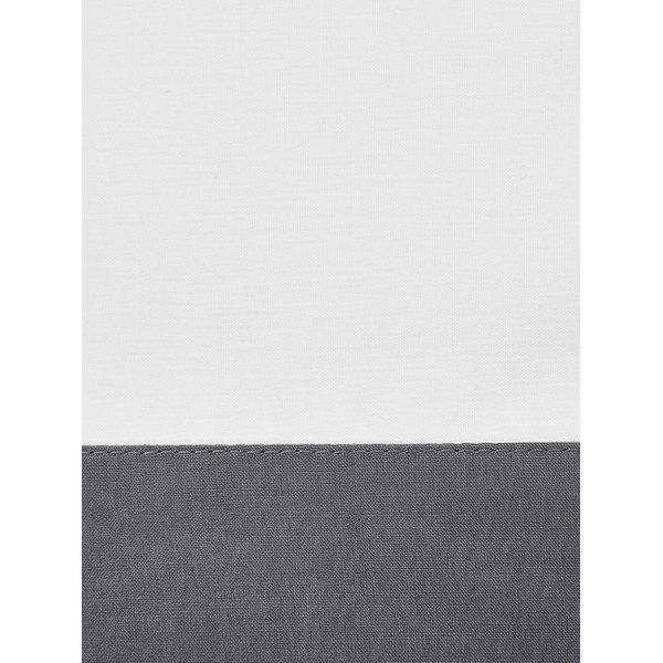 Biała poszewka dekoracyjna na poduszkę z perkalu bawełnianego Westwing Collection, 40x80 cm-image-1