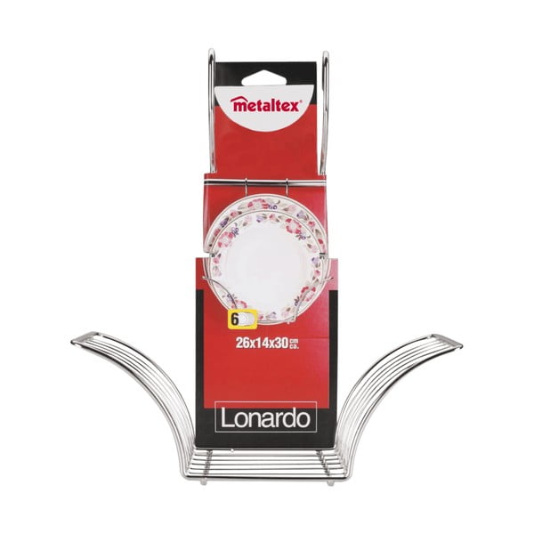 Wiszący stojak na pokrywki ze stali chromowanej Lonardo – Metaltex-image-2