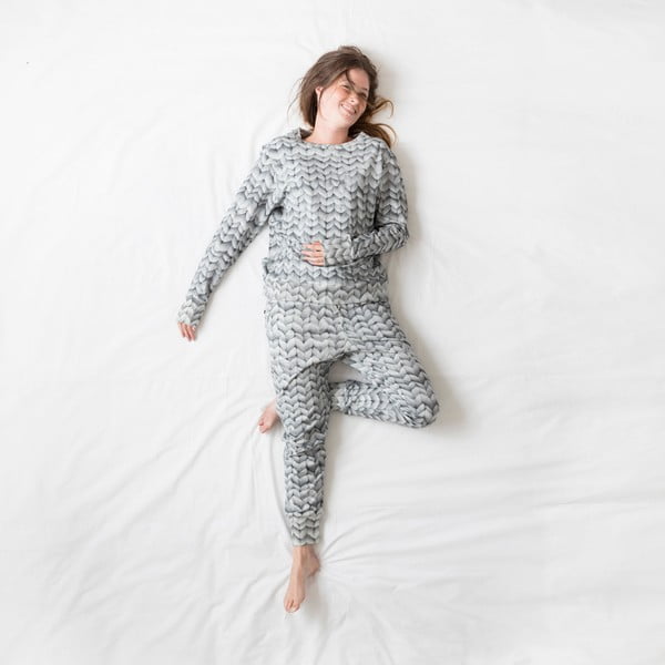 Szare spodnie damskie Snurk Twirre, L-image-1