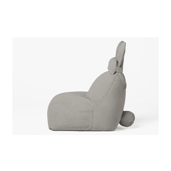 Szary dziecięcy worek do siedzenia Funny Bunny – The Brooklyn Kids-image-2