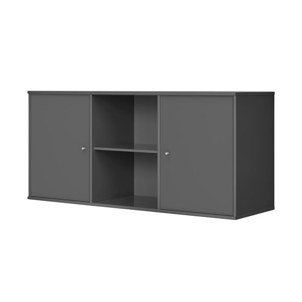 Antracytowa niska komoda wisząca 133x61 cm Mistral – Hammel Furniture-image-1
