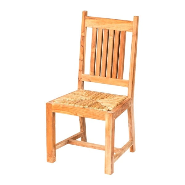 Krzesło ogrodowe z drewna tekowego Massive Home Ronda Stern