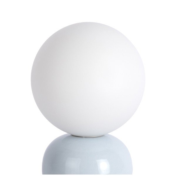 Bordowa/jasnoniebieska lampa stołowa ceramiczna (wysokość 26 cm) Firenze Pellet – Leitmotiv-image-2
